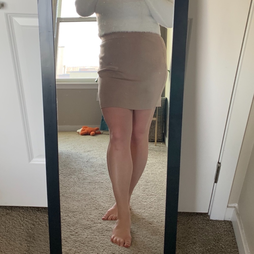 Tan Bandage Skirt